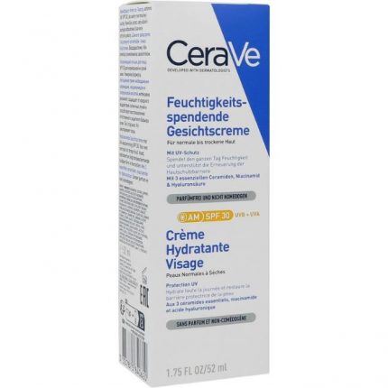 Cerave Feuchtigkeitsspendende Gesichtscreme 30 52 ML