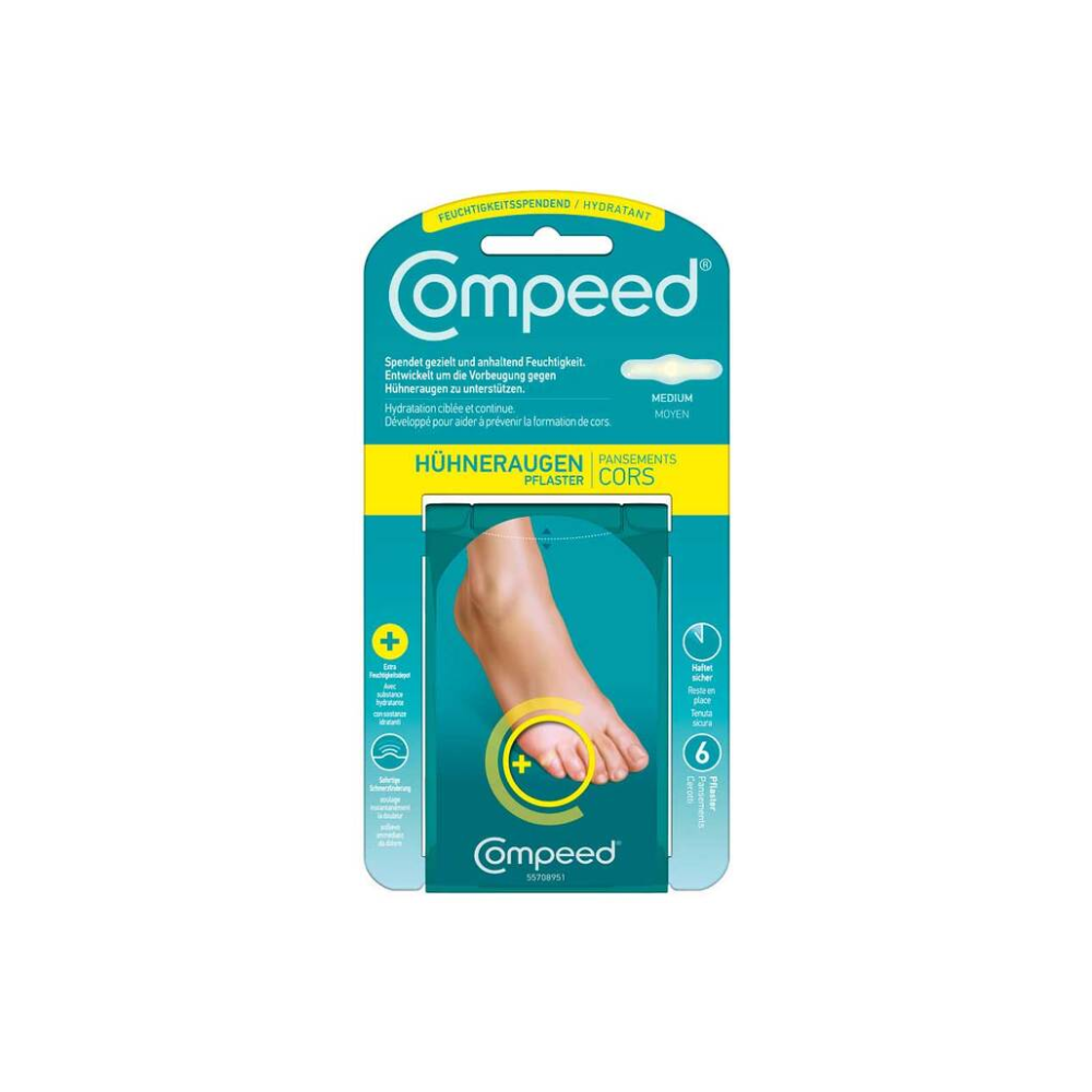 Doppelherz HEI ZIT VIT C+Z 10 St (26) Compeed Feucht Huehnerauge 6 St