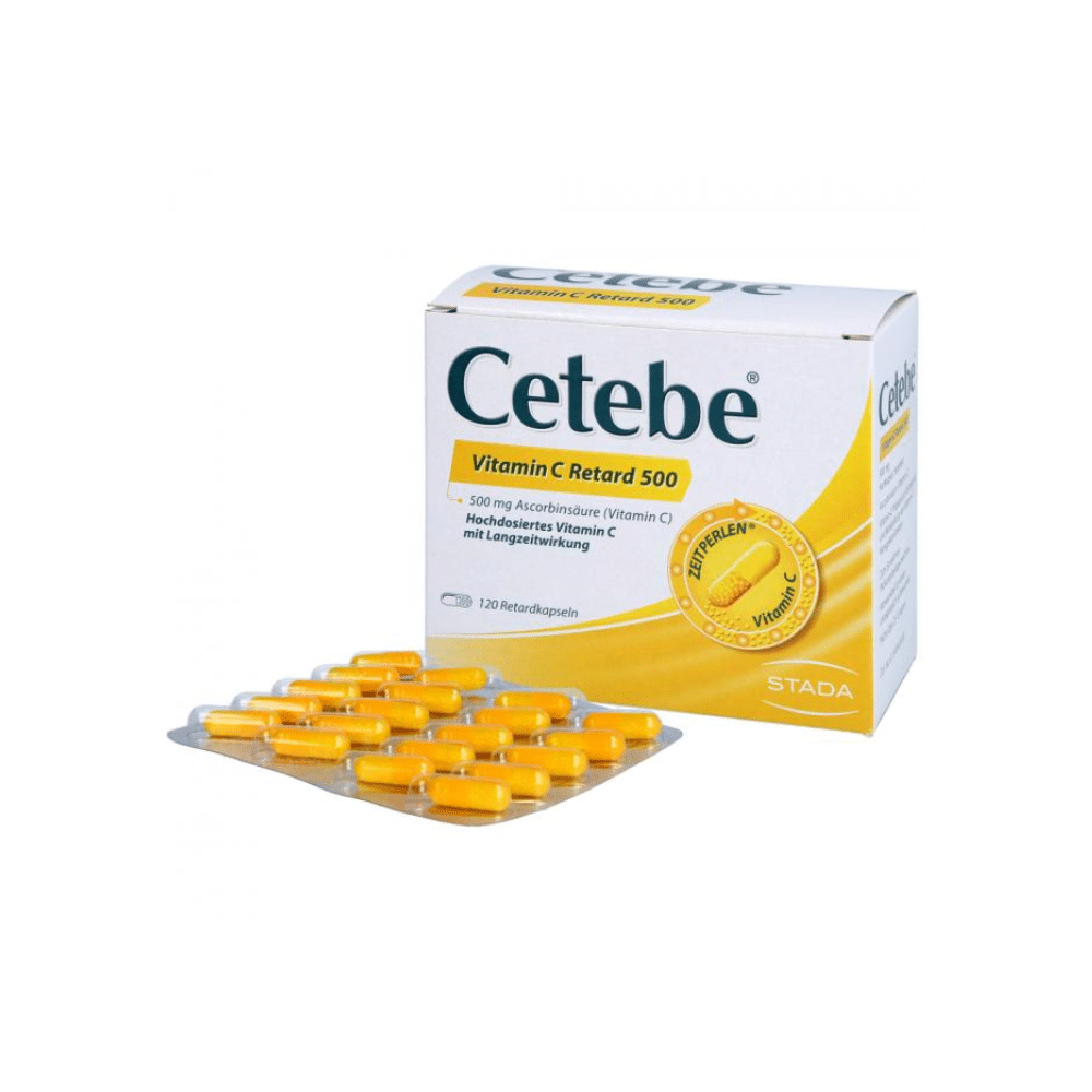 Doppelherz HEI ZIT VIT C+Z 10 St (5) Cetebe Vitamin C Retard500 120 St