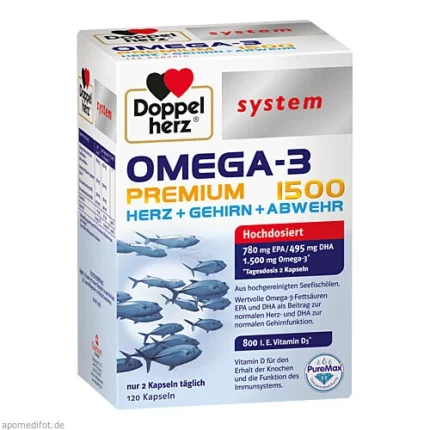Doppelherz Omega-3 Premium 1500 system
