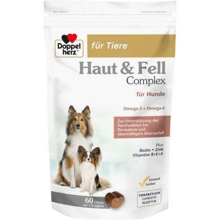 Doppelherz Für Tiere Haut & fell Complex für Hunde