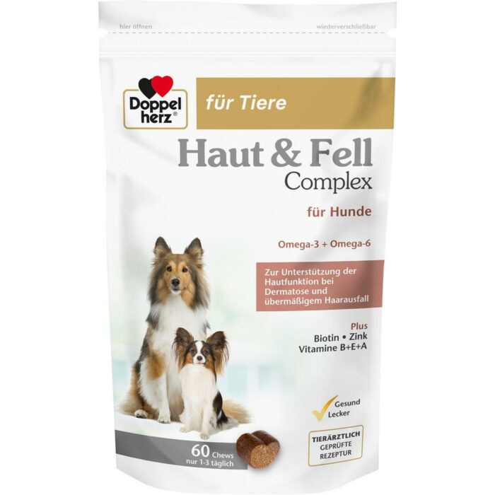 Doppelherz Für Tiere Haut & fell Complex für Hunde