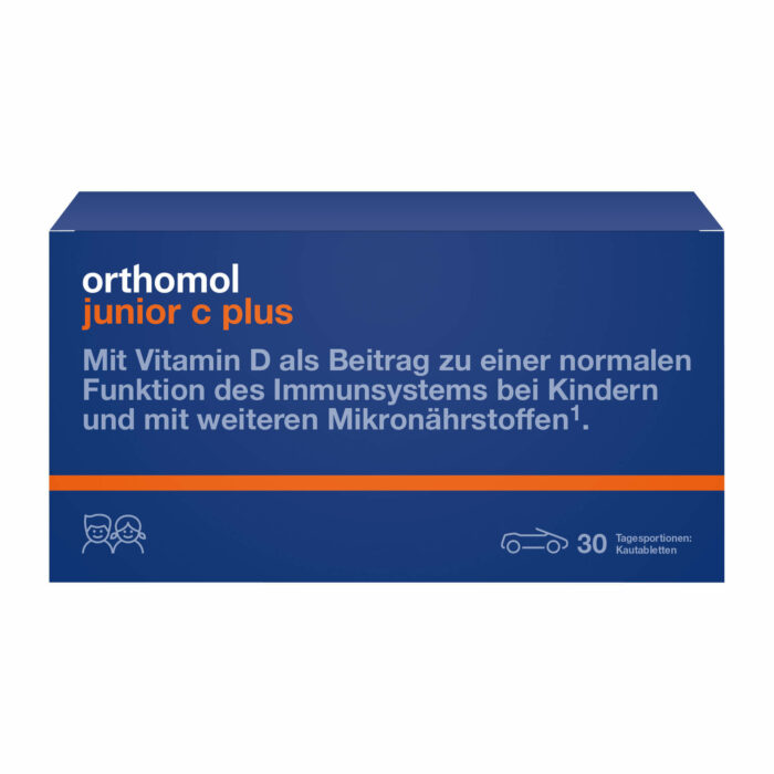 Orthomol Junior C plus Kautabletten Waldfrucht, 30 St