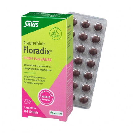 Floradix Eisen Folsaeure 84 St