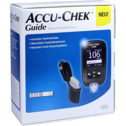 Accu-Chek Guide Blutzuckermessgerät Set mg/dl
