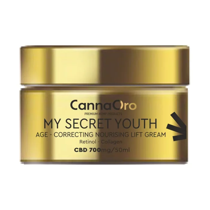 Anti-Aging-Feuchtigkeits-Gesichtscreme “My Secret Youth“ CBD
