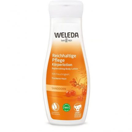 Weleda Reichhaltige Pflege Körperlotion Sanddorn